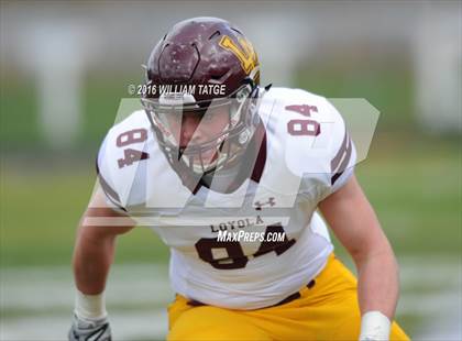 Thumbnail 3 in Glenbard West vs. Loyola Academy (IHSA 8A Semifinal Playoff) photogallery.