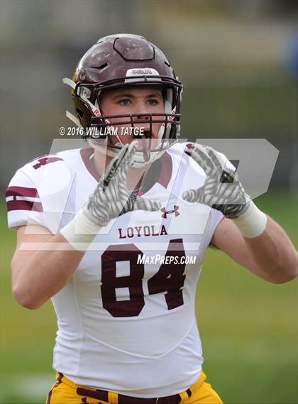 Thumbnail 1 in Glenbard West vs. Loyola Academy (IHSA 8A Semifinal Playoff) photogallery.