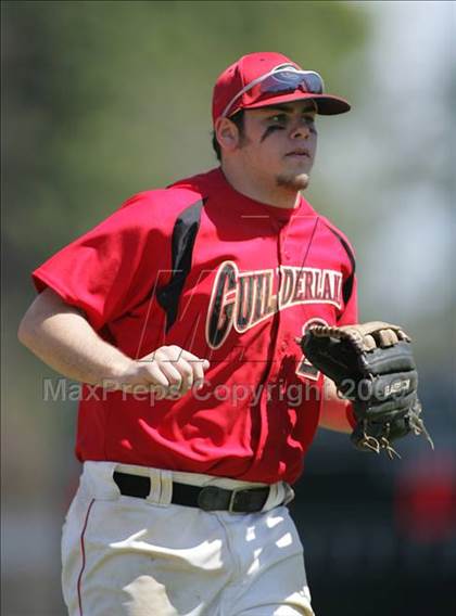 Thumbnail 2 in Guilderland vs. LaSalle Institute (Clarkstown Wood Bat tourney final) photogallery.