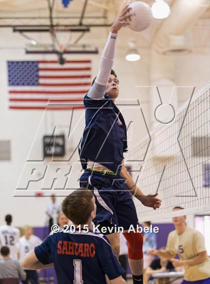 Thumbnail 2 in Sahuaro vs Notre Dame Prep (Notre Dame Prep Invitational) photogallery.