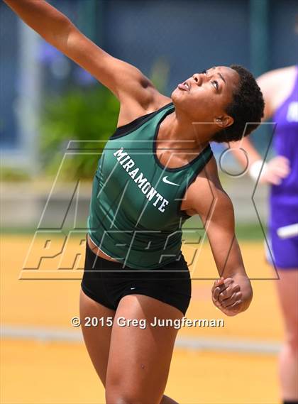 Thumbnail 3 in CIF NCS Masters Track and Field Championships (Girls Shot Put) photogallery.