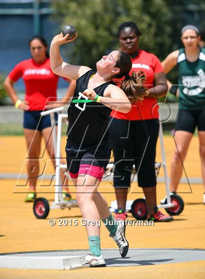 Thumbnail 1 in CIF NCS Masters Track and Field Championships (Girls Shot Put) photogallery.