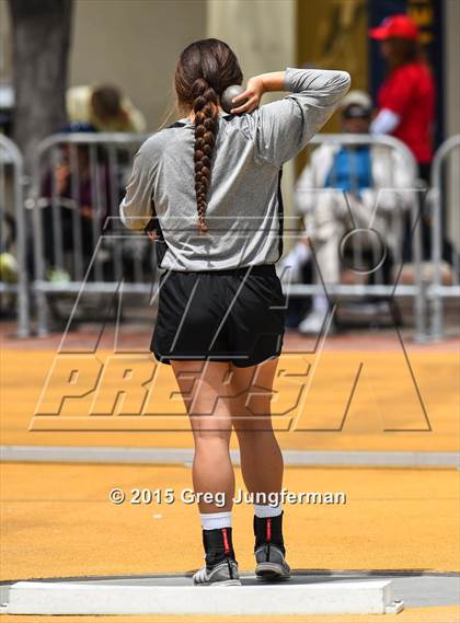 Thumbnail 1 in CIF NCS Masters Track and Field Championships (Girls Shot Put) photogallery.