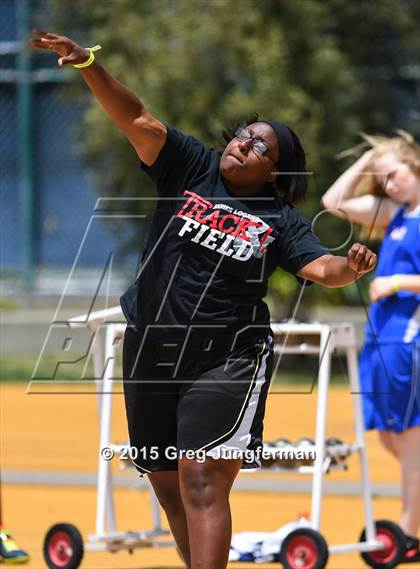 Thumbnail 3 in CIF NCS Masters Track and Field Championships (Girls Shot Put) photogallery.