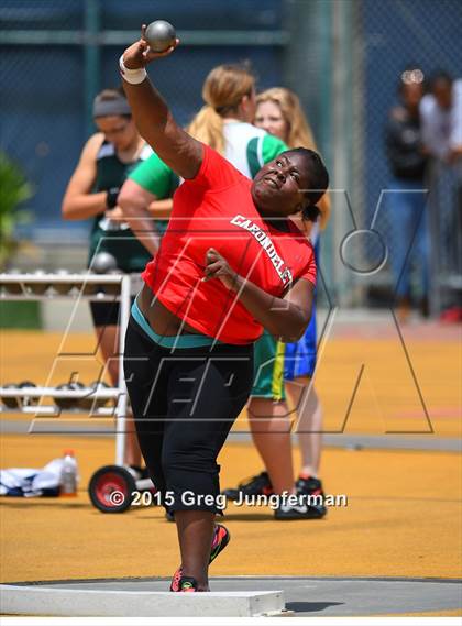 Thumbnail 1 in CIF NCS Masters Track and Field Championships (Girls Shot Put) photogallery.