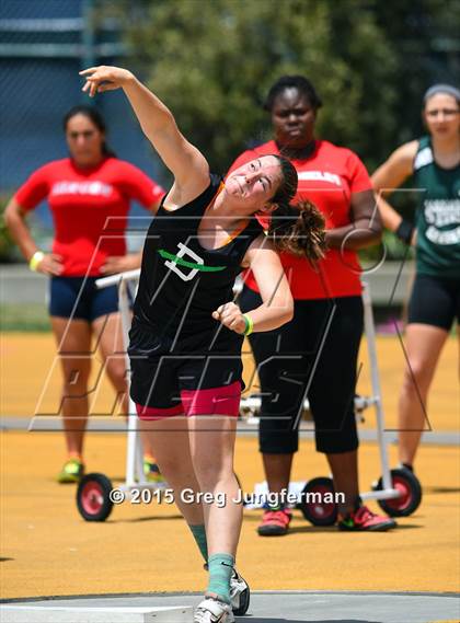 Thumbnail 2 in CIF NCS Masters Track and Field Championships (Girls Shot Put) photogallery.