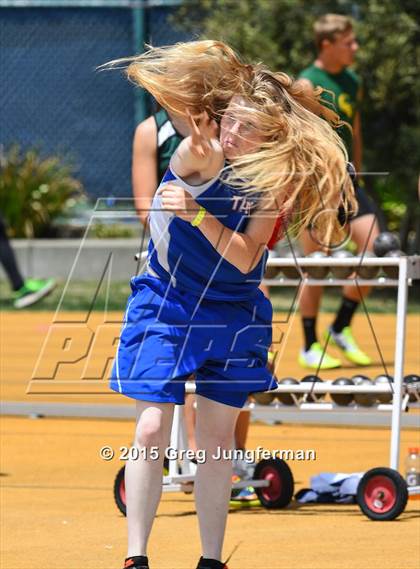 Thumbnail 2 in CIF NCS Masters Track and Field Championships (Girls Shot Put) photogallery.