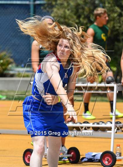 Thumbnail 1 in CIF NCS Masters Track and Field Championships (Girls Shot Put) photogallery.
