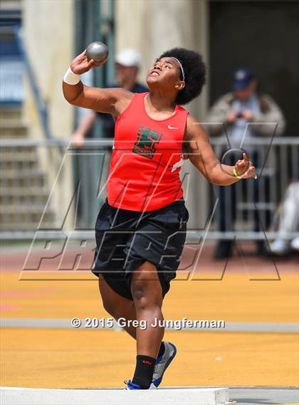 Thumbnail 3 in CIF NCS Masters Track and Field Championships (Girls Shot Put) photogallery.