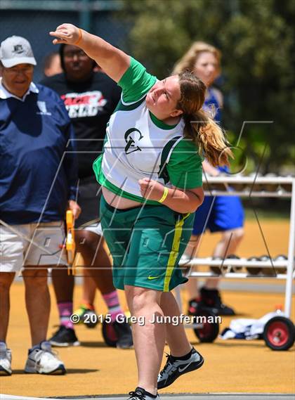 Thumbnail 2 in CIF NCS Masters Track and Field Championships (Girls Shot Put) photogallery.