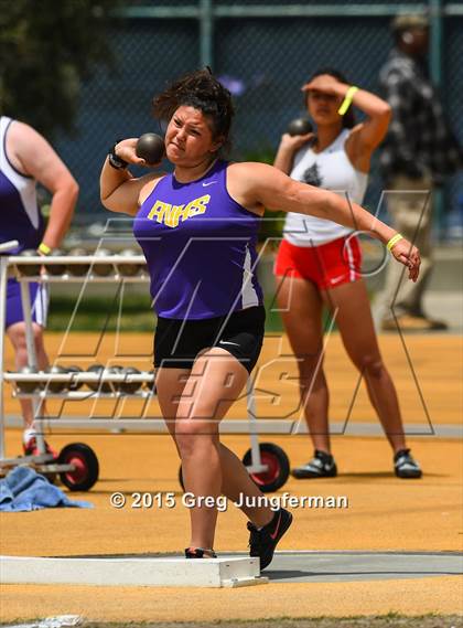 Thumbnail 1 in CIF NCS Masters Track and Field Championships (Girls Shot Put) photogallery.