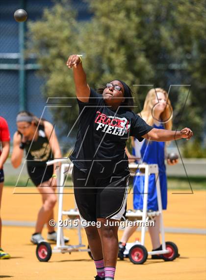 Thumbnail 1 in CIF NCS Masters Track and Field Championships (Girls Shot Put) photogallery.