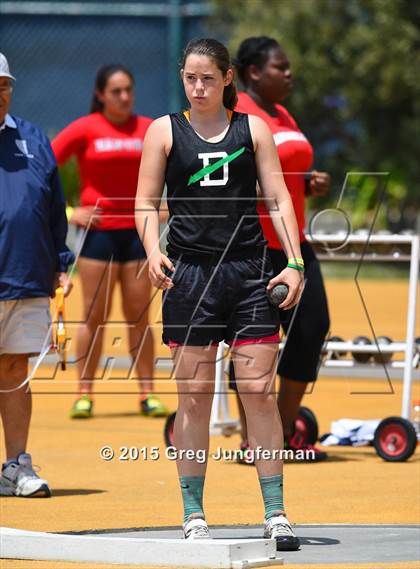 Thumbnail 3 in CIF NCS Masters Track and Field Championships (Girls Shot Put) photogallery.