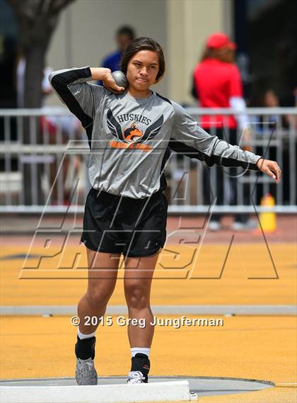 Thumbnail 3 in CIF NCS Masters Track and Field Championships (Girls Shot Put) photogallery.