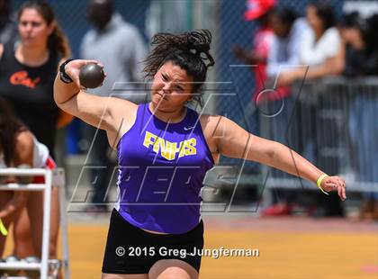 Thumbnail 3 in CIF NCS Masters Track and Field Championships (Girls Shot Put) photogallery.