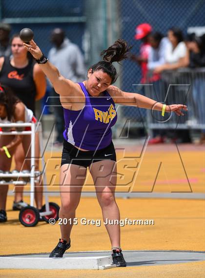 Thumbnail 1 in CIF NCS Masters Track and Field Championships (Girls Shot Put) photogallery.