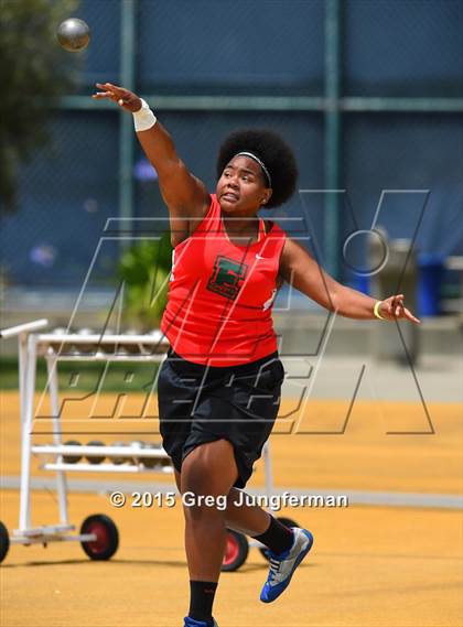 Thumbnail 1 in CIF NCS Masters Track and Field Championships (Girls Shot Put) photogallery.