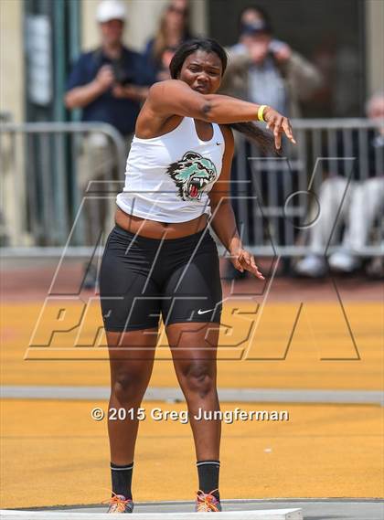 Thumbnail 3 in CIF NCS Masters Track and Field Championships (Girls Shot Put) photogallery.
