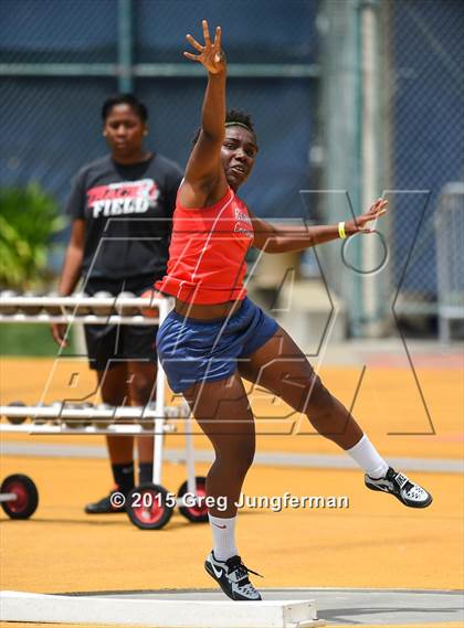 Thumbnail 3 in CIF NCS Masters Track and Field Championships (Girls Shot Put) photogallery.
