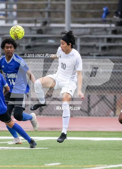 Thumbnail 2 in El Camino Real vs. Palisades (CIF LACS Playoffs) photogallery.