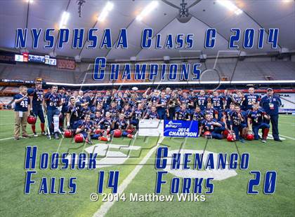 Thumbnail 2 in Hoosick Falls vs. Chenango Forks (NYSPHSAA Class C Final) photogallery.