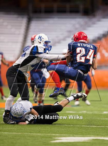 Thumbnail 1 in Hoosick Falls vs. Chenango Forks (NYSPHSAA Class C Final) photogallery.