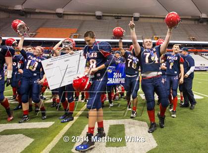 Thumbnail 1 in Hoosick Falls vs. Chenango Forks (NYSPHSAA Class C Final) photogallery.