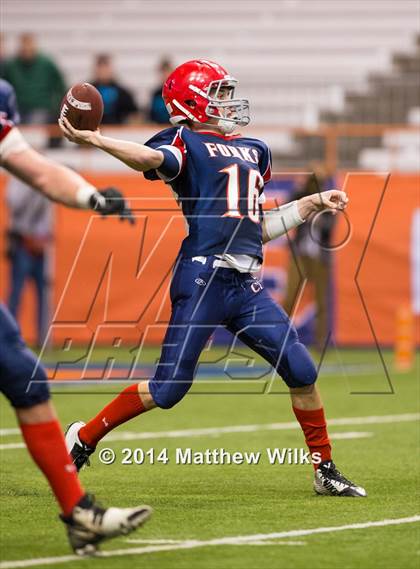 Thumbnail 2 in Hoosick Falls vs. Chenango Forks (NYSPHSAA Class C Final) photogallery.