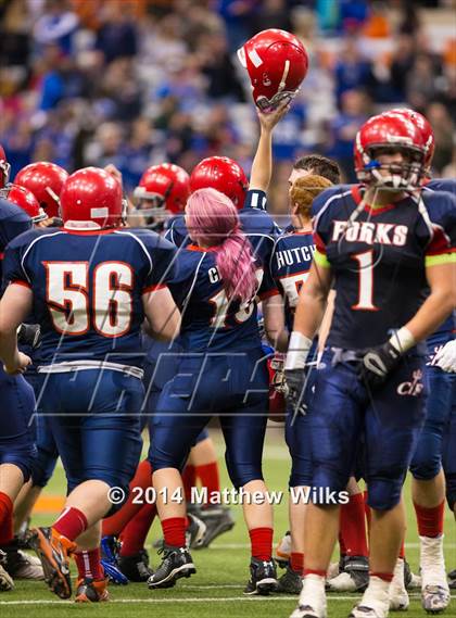 Thumbnail 3 in Hoosick Falls vs. Chenango Forks (NYSPHSAA Class C Final) photogallery.