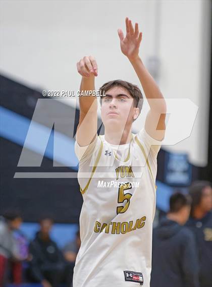 Thumbnail 2 in Yuma Catholic vs Kellis (Winter Hoops Shootout) photogallery.