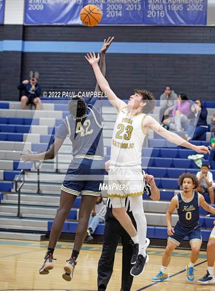 Thumbnail 1 in Yuma Catholic vs Kellis (Winter Hoops Shootout) photogallery.