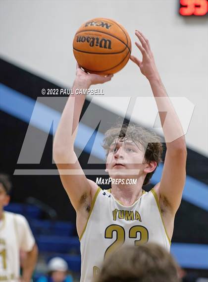 Thumbnail 1 in Yuma Catholic vs Kellis (Winter Hoops Shootout) photogallery.