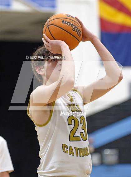 Thumbnail 2 in Yuma Catholic vs Kellis (Winter Hoops Shootout) photogallery.