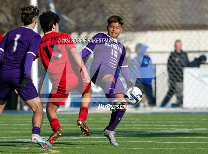 Thumbnail 2 in Hargrave vs. Alvarado (Sulphur Springs 4A Elite Invitational)) photogallery.