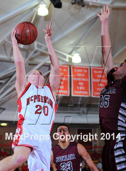 Thumbnail 2 in McPherson vs Buhler (2014 McPherson Substate 1st Round) photogallery.