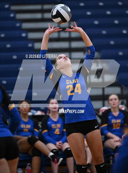 Thumbnail 2 in Western @ Clay (OHSAA Divison VII District Semifinal) photogallery.