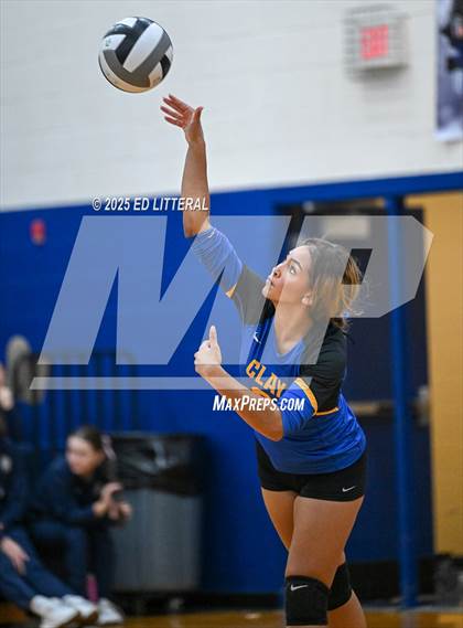 Thumbnail 3 in Western @ Clay (OHSAA Divison VII District Semifinal) photogallery.