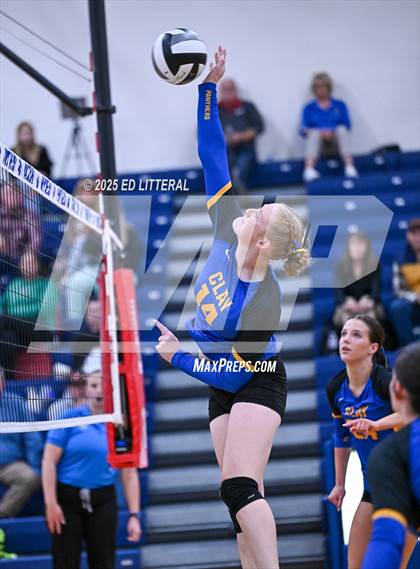 Thumbnail 3 in Western @ Clay (OHSAA Divison VII District Semifinal) photogallery.