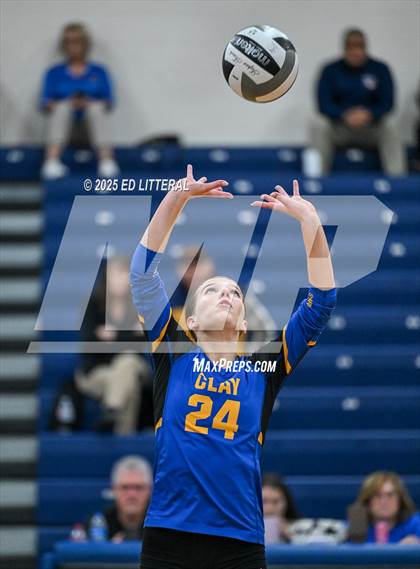 Thumbnail 2 in Western @ Clay (OHSAA Divison VII District Semifinal) photogallery.