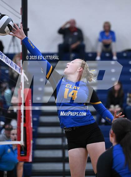 Thumbnail 3 in Western @ Clay (OHSAA Divison VII District Semifinal) photogallery.