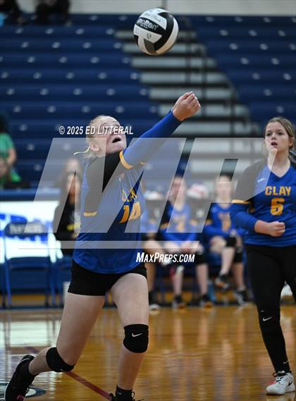 Thumbnail 3 in Western @ Clay (OHSAA Divison VII District Semifinal) photogallery.