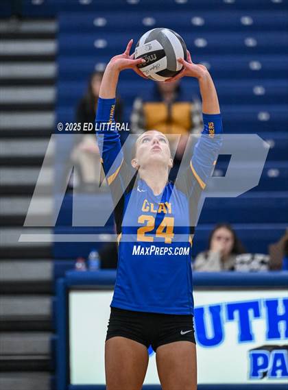 Thumbnail 3 in Western @ Clay (OHSAA Divison VII District Semifinal) photogallery.