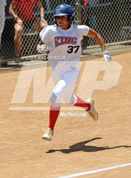 Thumbnail 3 in King vs. Newbury Park (CIF SS D2 Final) photogallery.