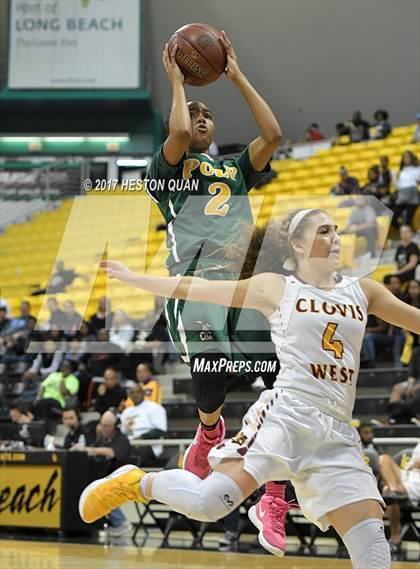 Thumbnail 1 in Long Beach Poly @ Clovis West (CIF State Open SoCal Regional Final) photogallery.