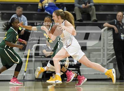 Thumbnail 3 in Long Beach Poly @ Clovis West (CIF State Open SoCal Regional Final) photogallery.