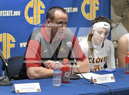 Thumbnail 1 in Long Beach Poly @ Clovis West (CIF State Open SoCal Regional Final) photogallery.