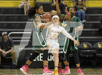 Thumbnail 2 in Long Beach Poly @ Clovis West (CIF State Open SoCal Regional Final) photogallery.