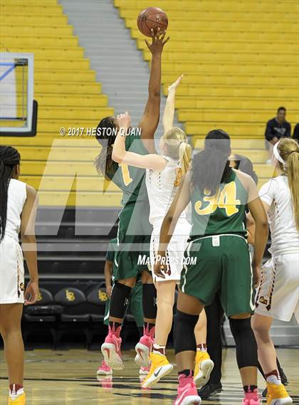 Thumbnail 2 in Long Beach Poly @ Clovis West (CIF State Open SoCal Regional Final) photogallery.