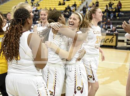 Thumbnail 3 in Long Beach Poly @ Clovis West (CIF State Open SoCal Regional Final) photogallery.