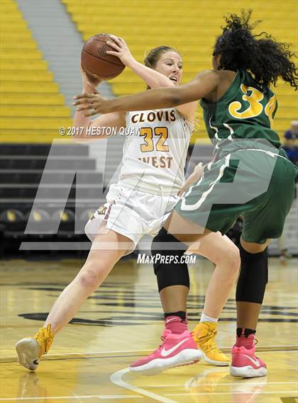 Thumbnail 1 in Long Beach Poly @ Clovis West (CIF State Open SoCal Regional Final) photogallery.